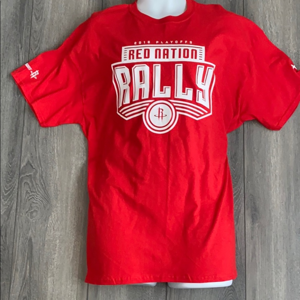 Houston Rockets 2016 Red Nation Tee Shirt